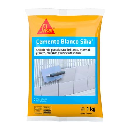 Cemento Sika Blanco x 1 kg